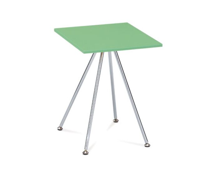 Odkládací stolek, vysoký lesk zelený / chrom 83467-02 LIM