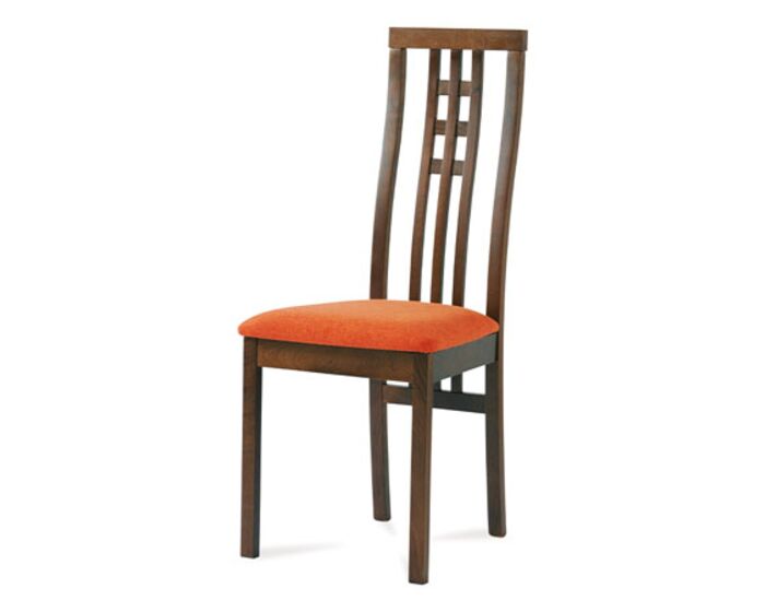 Jídelní židle BEZ SEDÁKU masiv buk, barva ořech BC-12481 WAL