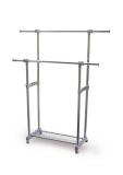 stojan na �aty s botn�kem, alu/chrom EP9098-2 SIL