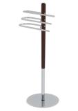 stojan na ru�n�ky, chrom / o�ech GC1154