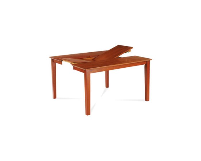 Jídelní stůl  rozkl. 91+45x136x75 cm, barva třešeň AUB-200 TR2