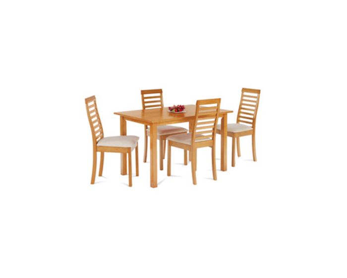 SET 1+4, 120x75 cm, barva olše AUT-4000 OL