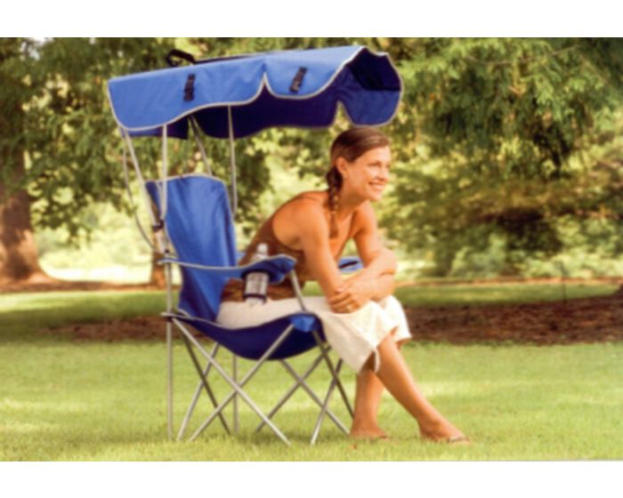 Original canopy chair blue